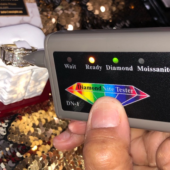 10k solid gold real si diamond ring men engagement anniversary birthday gift HOT - Picture 5 of 8